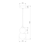 Подвесной светильник 50251/1 LED, GU10х1