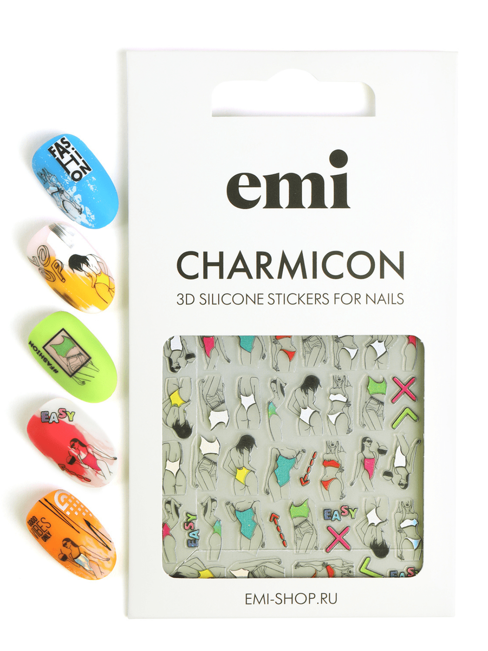 Charmicon 3D Silicone Stickers №208 Easy-breezy