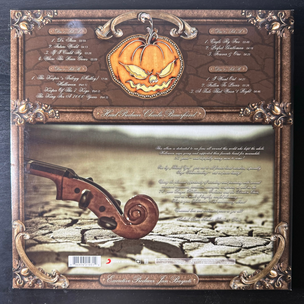Helloween ‎– Unarmed (Best Of 25th Anniversary) 2LP Германия 2010г.