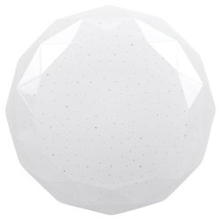 Светильник потолочный светодиодный ЭРА Классик без ДУ SPB-6 Slim Sparkle 18W-4K 4000К | Светильники SPB-6 без ДУ