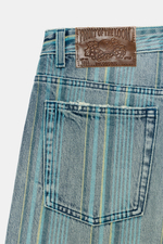ДЖИНСЫ BAGGY В ПОЛОСКУ FRUIT OF THE LOOM™ — ZARA