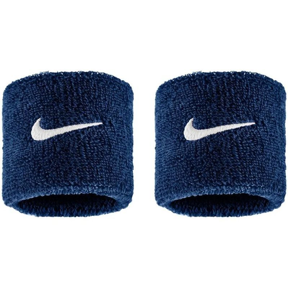 Теннисные напульсники Nike Swoosh 2P - college navy/white