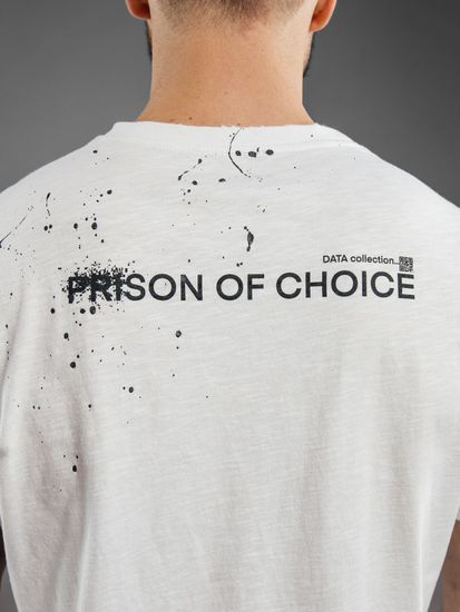 Serdyukov футболка Prison of choice одежда унисекс стиль принт качество