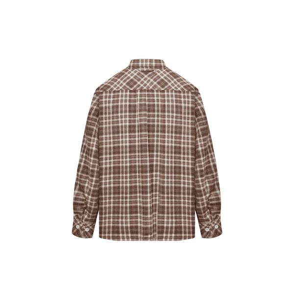 Рубашка Human Flannel Brown - фото 23