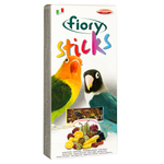 FIORY палочки для средних попугаев Sticks с фруктами 2х60 г