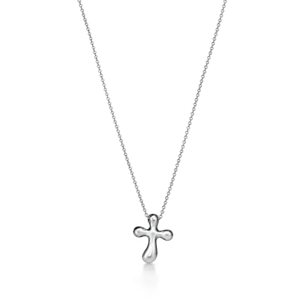 Подвеска из серебра 925, Tiffany 💠Cross Elsa Peretti
