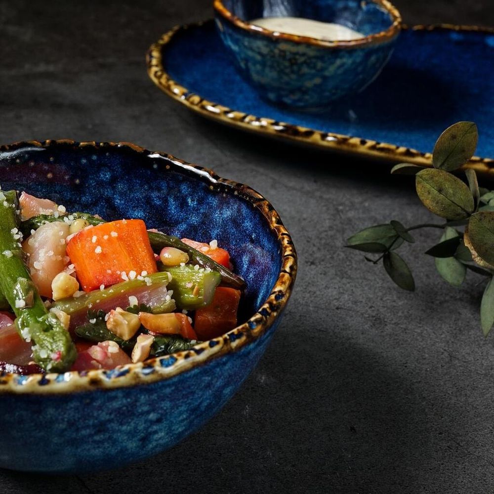 Салатник 310 мл d 11,7 см h5,6 см емкость для закусок Aqua Blue P.L. Proff Cuisine [6]