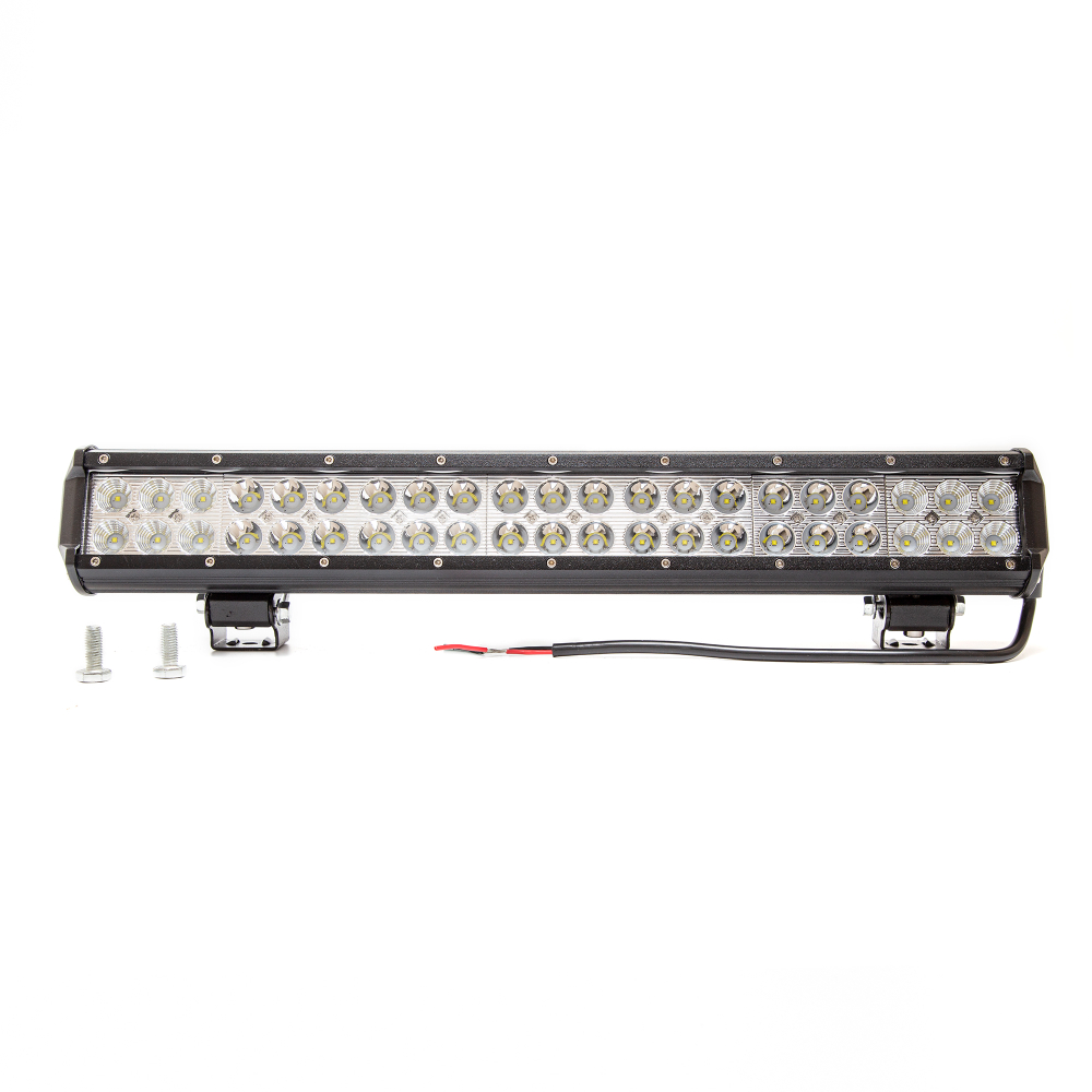 AE126RT-42LED-LB-COMBO Фара светодиодная дополнительная, балка 505*62*85, комбинированный свет (направленный/рассеянный), крепление по бокам, 42 диода, 126 Вт, 10-30 В