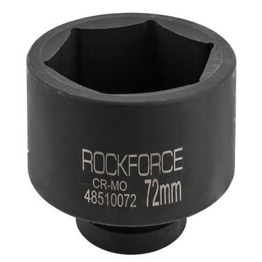 Головка ударная глубокая 1'', 72мм (6гр) RockForce RF-48510072