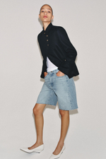 ДЖИНСОВЫЕ ШОРТЫ RELAXED СО СРЕДНЕЙ ПОСАДКОЙ — ZW COLLECTION — ZARA