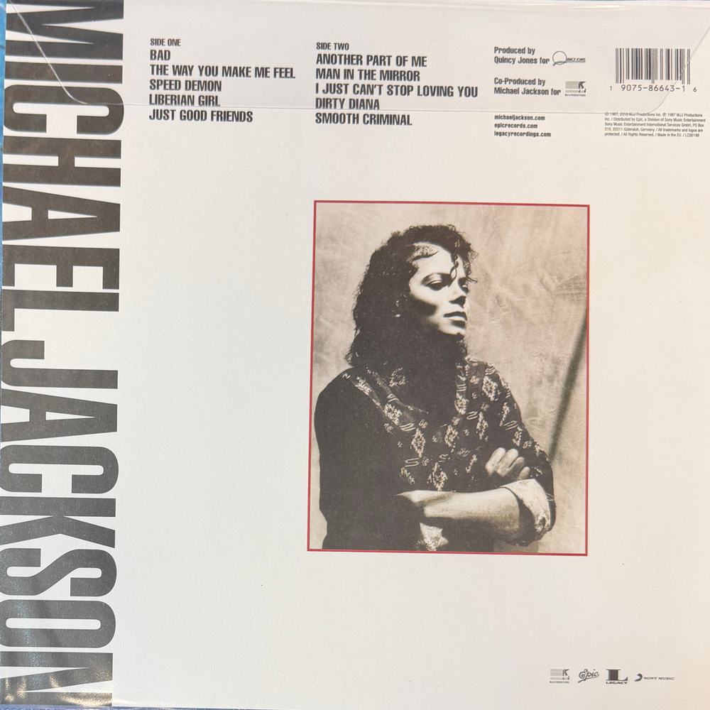 Виниловая пластинка Michael Jackson - Bad LP Picture