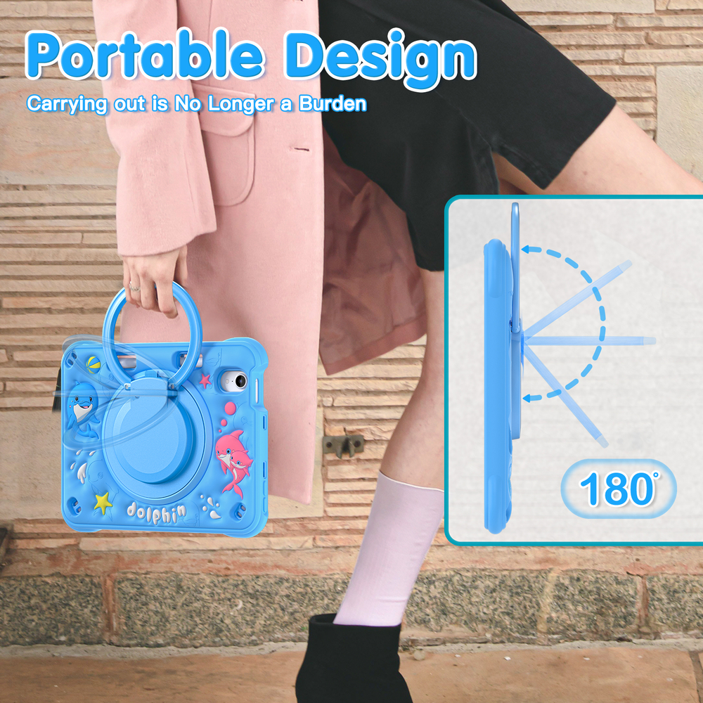 Противоударный бампер Baby Bubbles Сase Ring для iPad mini (7th Gen)