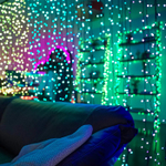 Гирлянда-штора Twinkly Curtain Multicolor + White 210 диодов RGB+W 1,5x2,1 м IP44 Transparent