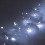 Гирлянда для дома «Льдинка» на батарейках 2,0 м 20 ламп LED, 3 реж, IP-20, Белый