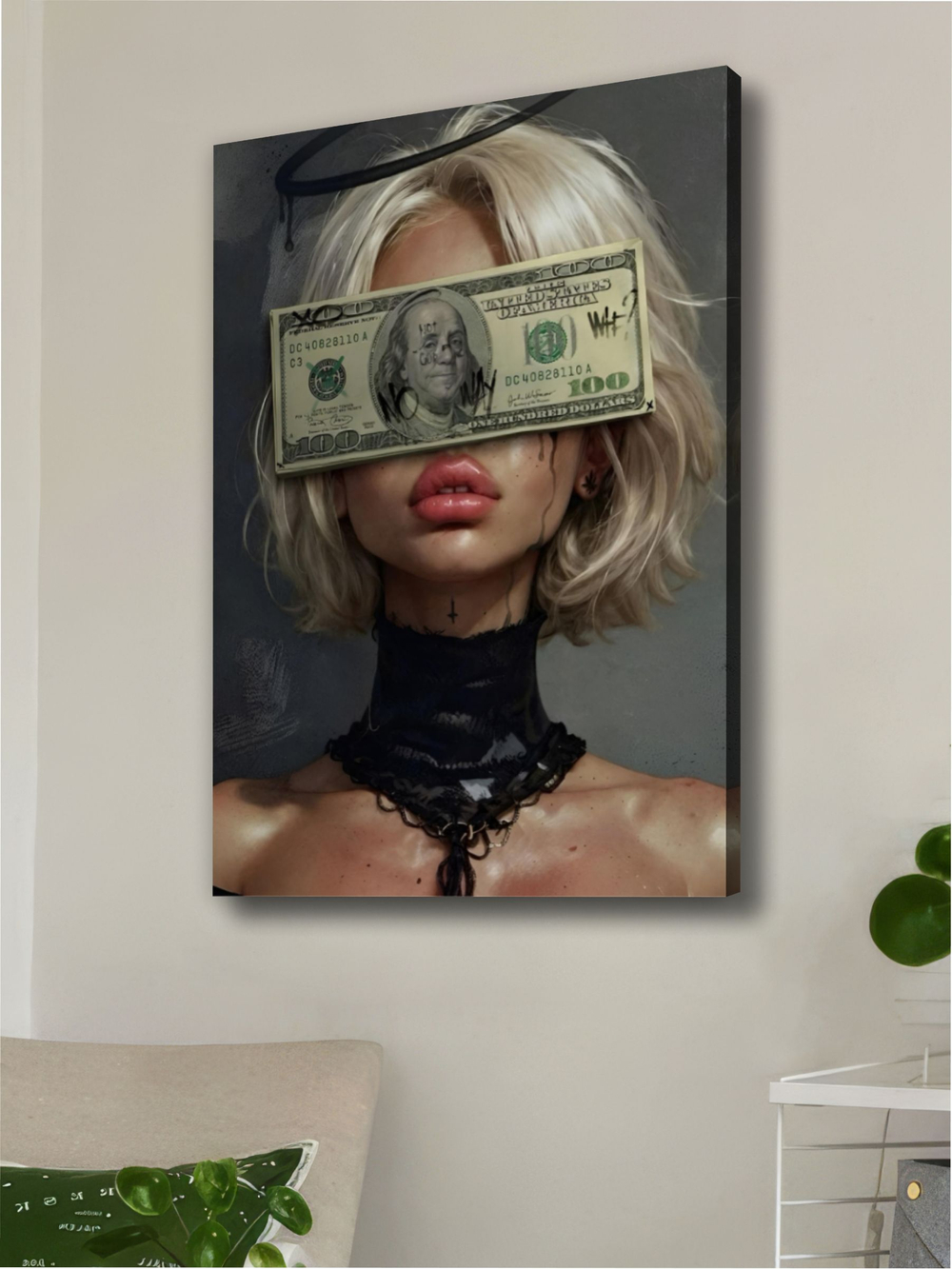 Картина Король в маске модульная 50x70см 1шт.