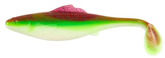 Виброхвосты съедобные LJ Pro Series ROACH PADDLE TAIL 5.0in (12,7 см), цв. G03, 4 шт.