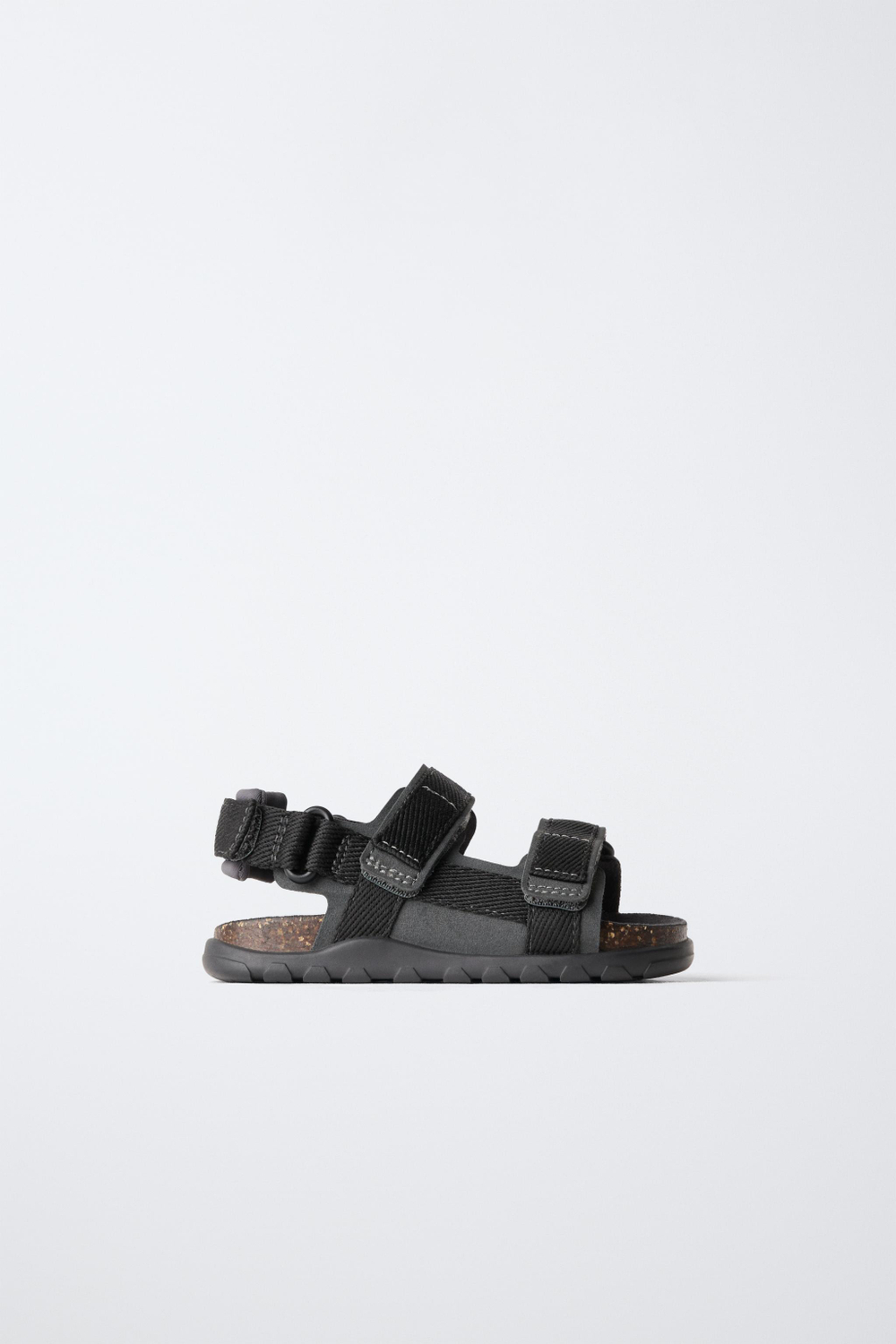 ZARA ТЕХНИЧЕСКИЕ САНДАЛИИ BAREFOOT, АНТРАЦИТОВО-СЕРЫЙ