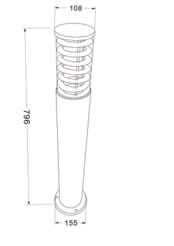 Ландшафтный светильник Outdoor O576FL-01GR1