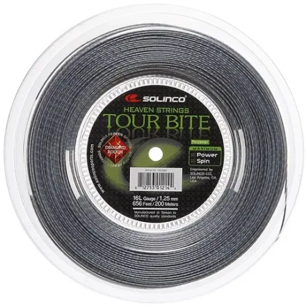 Струны теннисные Solinco Tour Bite Diamond Rough (200 m)