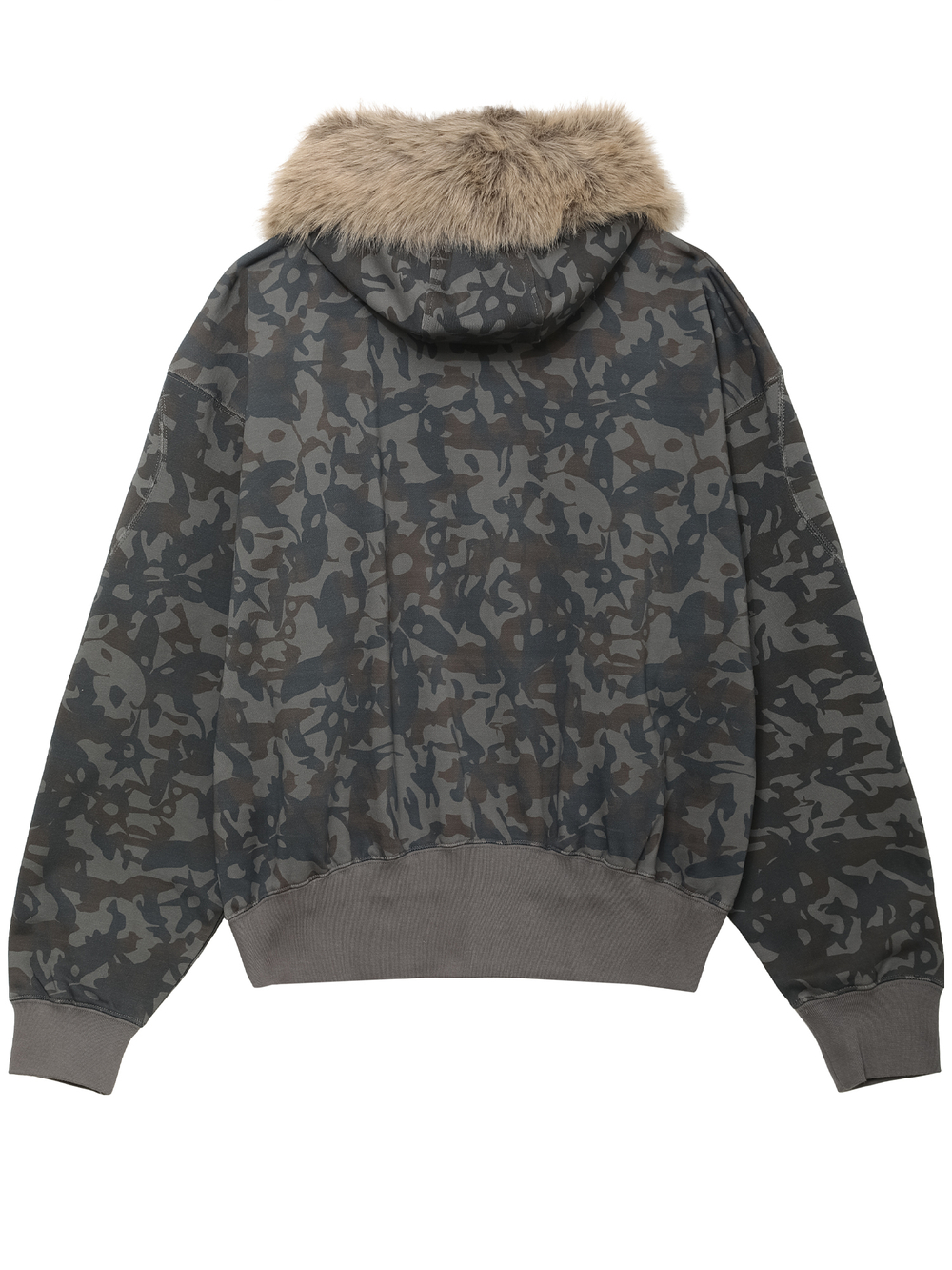 Толстовка С Капюшоном На Молнии Abc Fur Trim Hooded Zip Thru Sweat