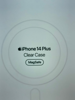 Силиконовый чехол Apple iPhone 14 Plus с MagSafe, прозрачный  (Из Финляндии)