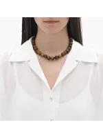 Чокер из тигрового глаза
