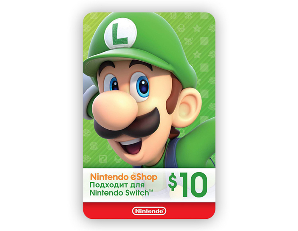 Карта оплаты Nintendo eShop 10 USD USA [Цифровая версия]