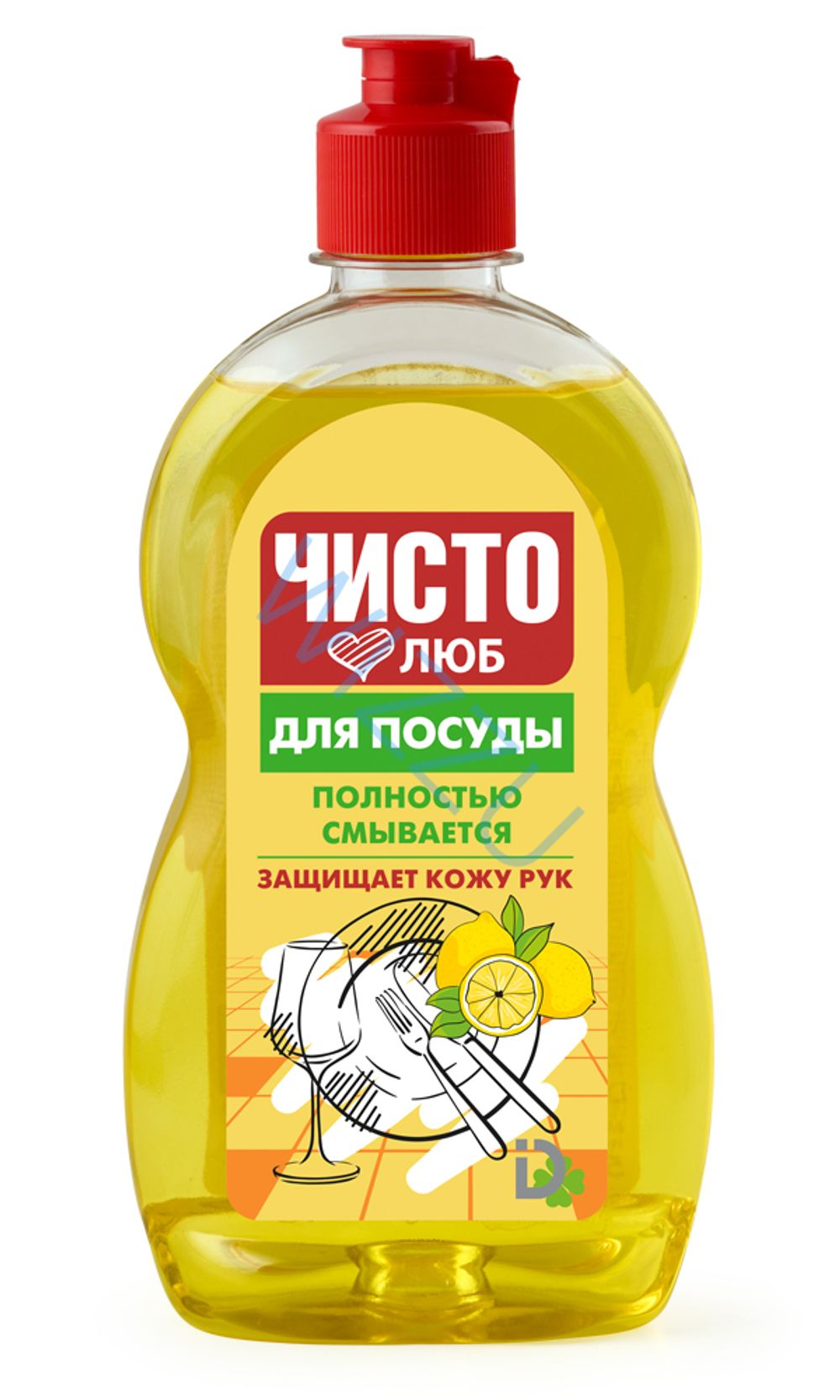 Средство для мытья посуды Чистолюб лимон 500г