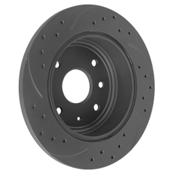 Диск тормозной задний перфорированный PRO-Line с покрытием (компл.2 шт) CHEVROLET Epica 2006 /D=276mm GANZ GIJ06053S