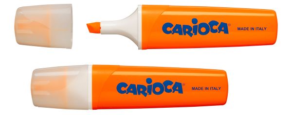 Текстовыделители Memolight 5 мм, перо круглое, 10 шт, 42875/35 оранжевый, Carioca