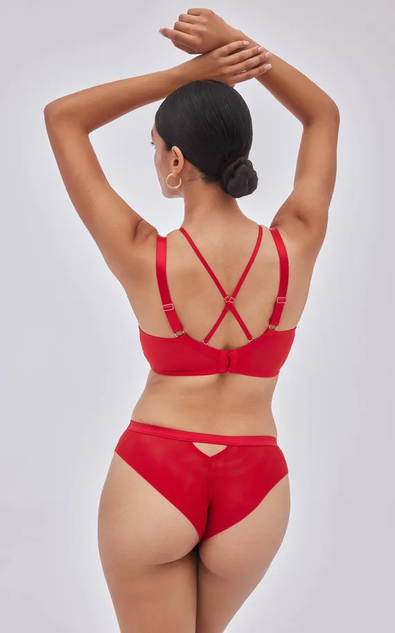 Трусы-бразилиана Chiara Braziliany Red