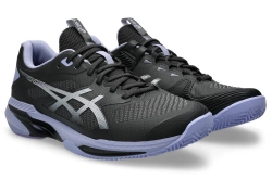 Мужские теннисные кроссовки Asics Solution Speed FF 4 Clay Night Energy - graphite grey/pure silver