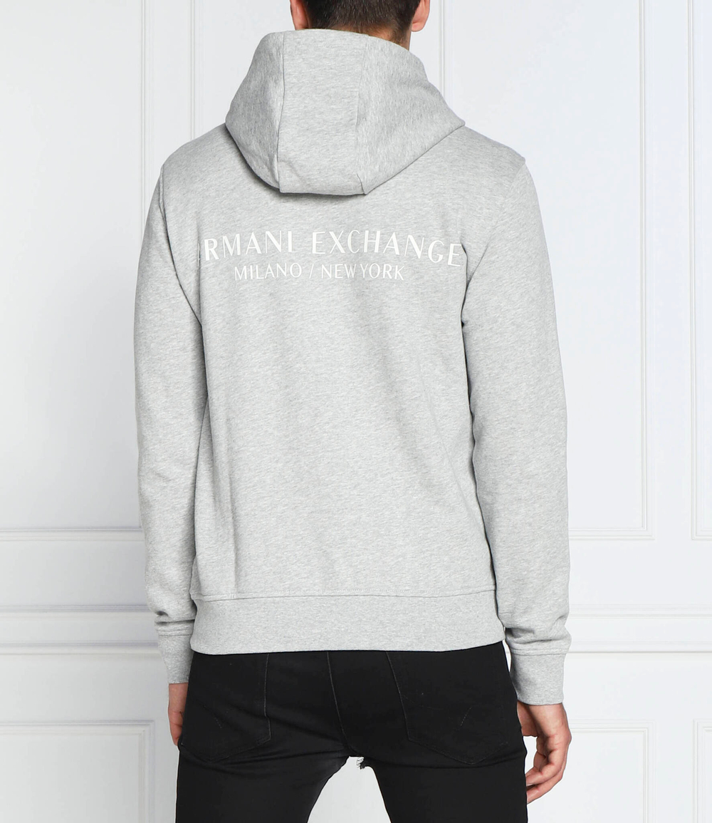 Худи Armani Exchange - серый(8NZM94 ZJKRZ)