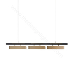 Pendant design lamp  Colt by Bert Frank (3 lampshade )
