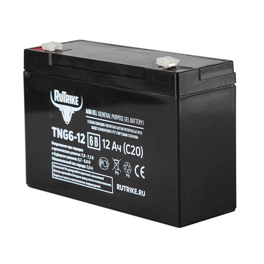 Аккумулятор RuTrike TNG 6-12 (AGM+GEL)