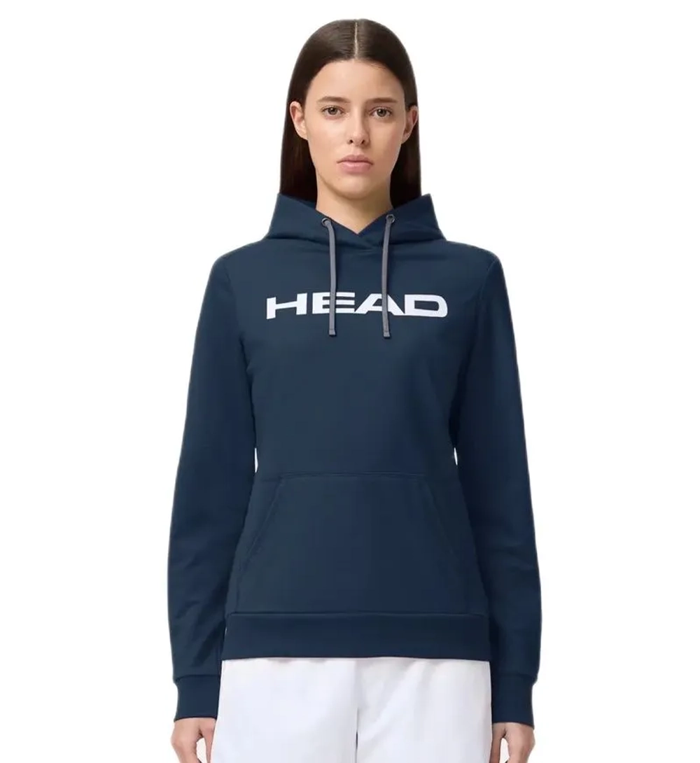 Женская Кофта теннисная Head Club Original Hoodie - navy