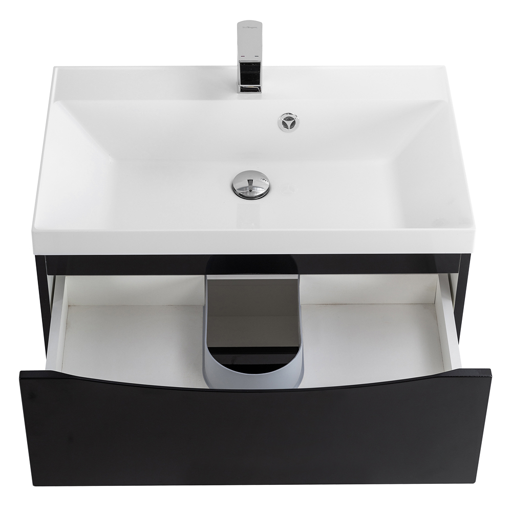 Тумба подвесная с раковиной BelBagno MARINO-700-2C-SO-NL-P