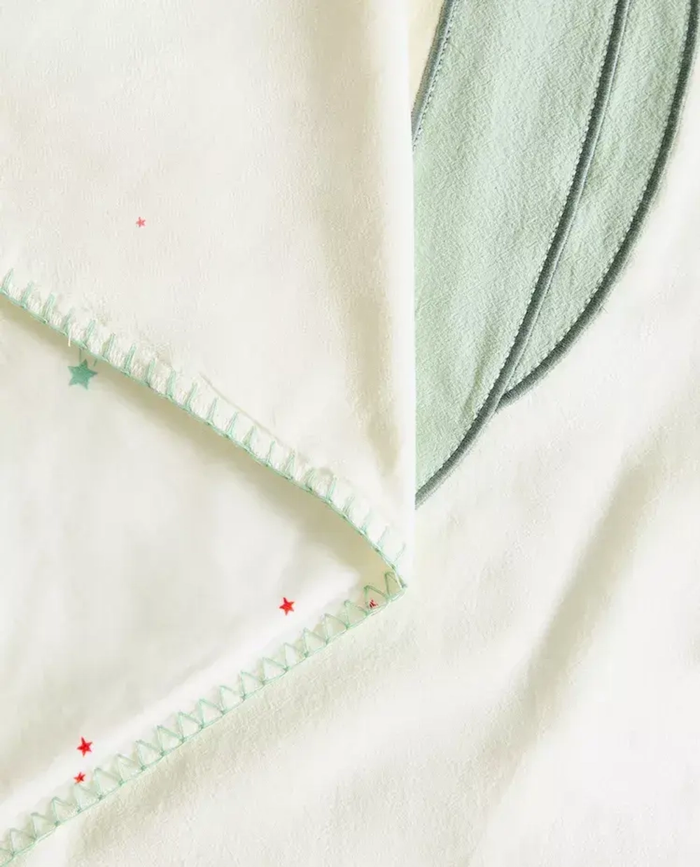 ZARA HOME ДЕТСКИЙ ФЛИСОВЫЙ ПЛЕД С ВЫШИВКОЙ, РАЗНОЦВЕТНЫЙ