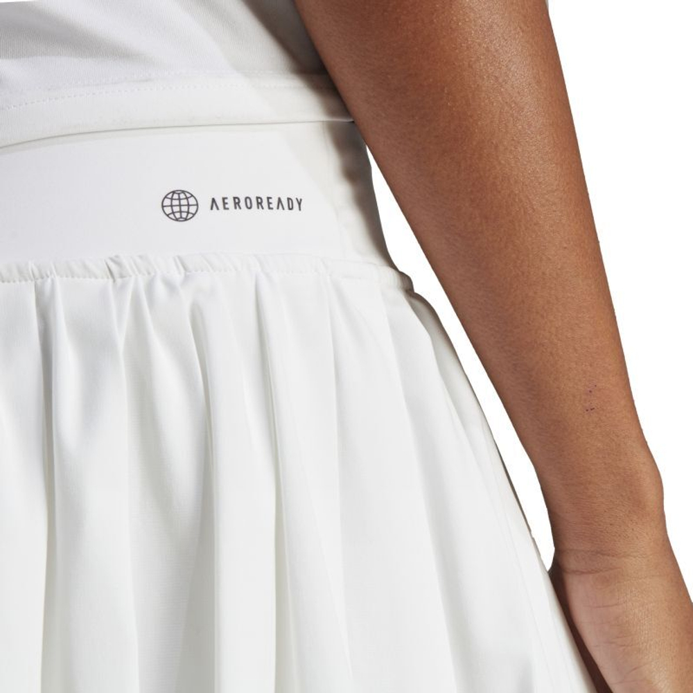 Женская Юбка теннисная Adidas Clubhouse Tennis Classic Premium Skirt - white/wonder quartz
