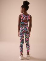 Легинсы для девочки Next E61-282, Черный, Розовый