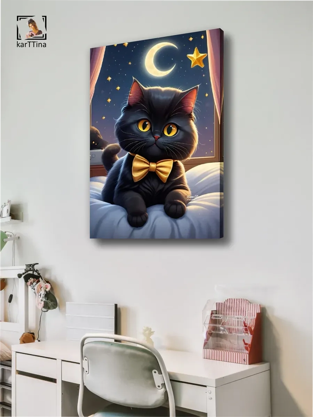 Картина на стену Кошачьи сны 30х40см 1шт.