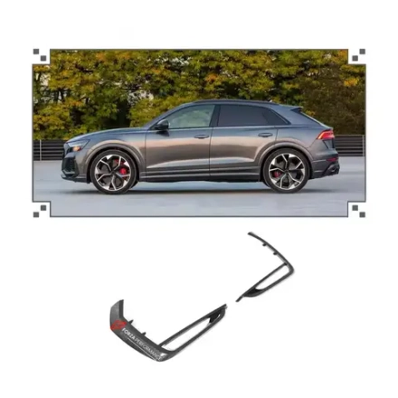 Карбоновые накладки на противотуманники для AUDI RSQ8 2021+ Ауди обвес