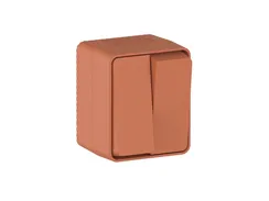 Выключатель двухклавишный IP54 Systeme Electric AtlasDesign Profi54 Терракотовый ATN547051