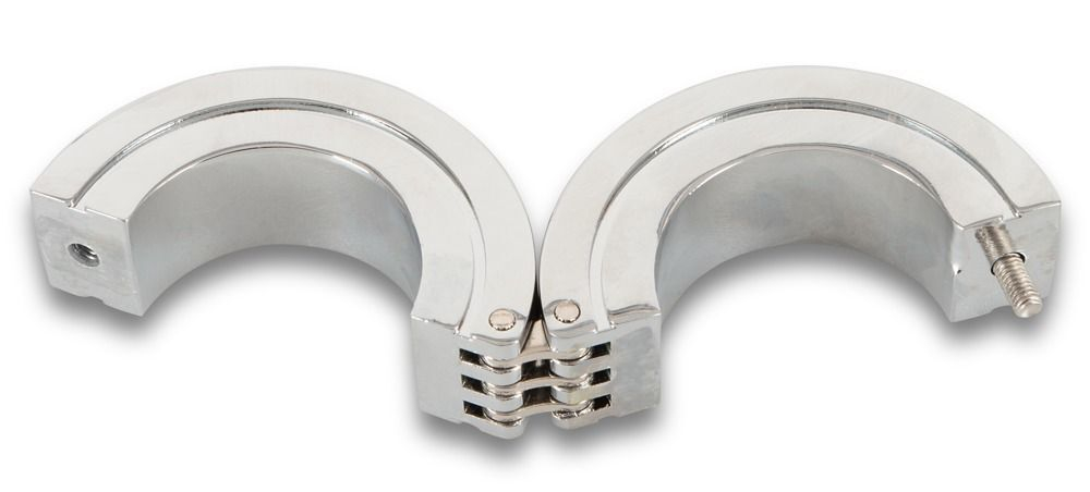 Утяжелитель для мошонки Lockable Ball Stretcher (Цвет: серебристый)