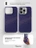 Чехол накладка iPhone 16 Pro 6.3" Gurdini Carbon Design (Magsafe &amp; Lense holder) Galaxy Purple