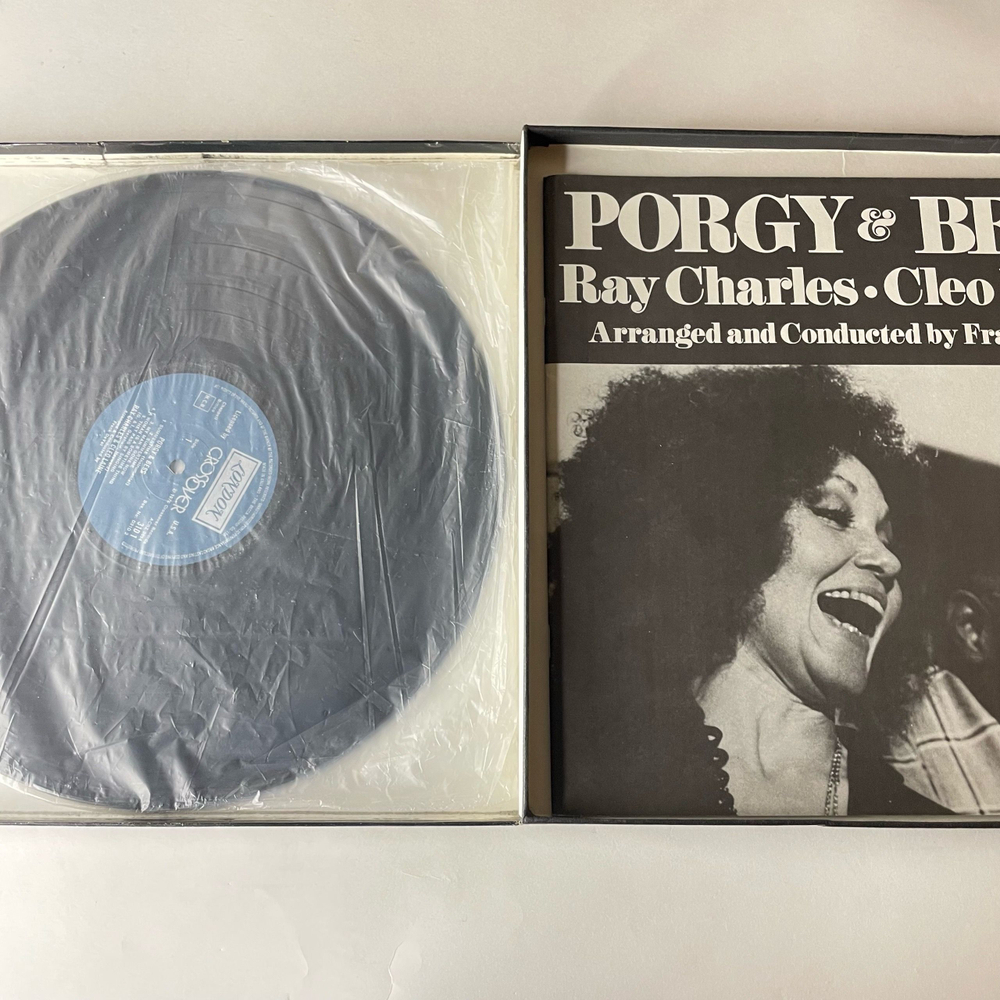 Винтажная виниловая пластинка LP Ray Charles and Cleo Laine, Porgy and Bess (Англия 1976)