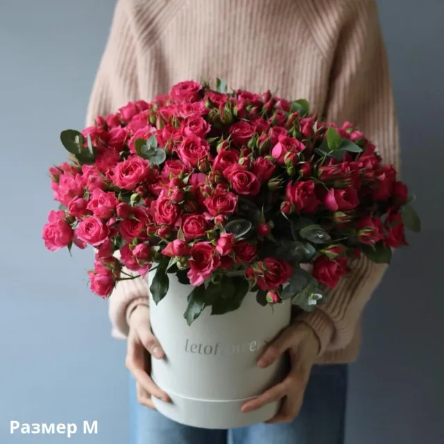 Цветы в коробке