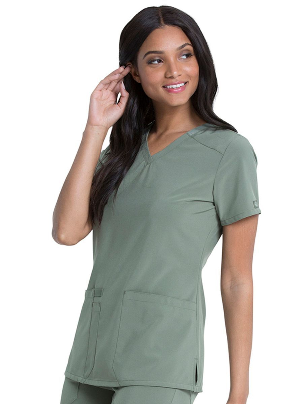 Топ медицинский женский Dickies DK615, голубой, XS