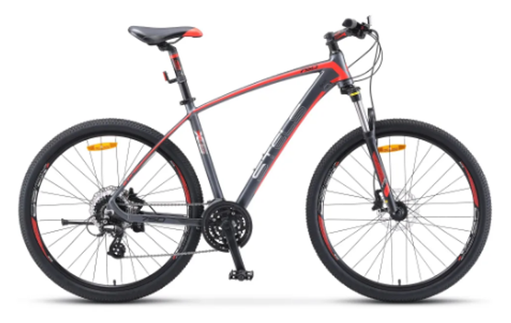 Велосипед 27.5 STELS Navigator-750 D V010, рама 16,цвет Антрацитовый