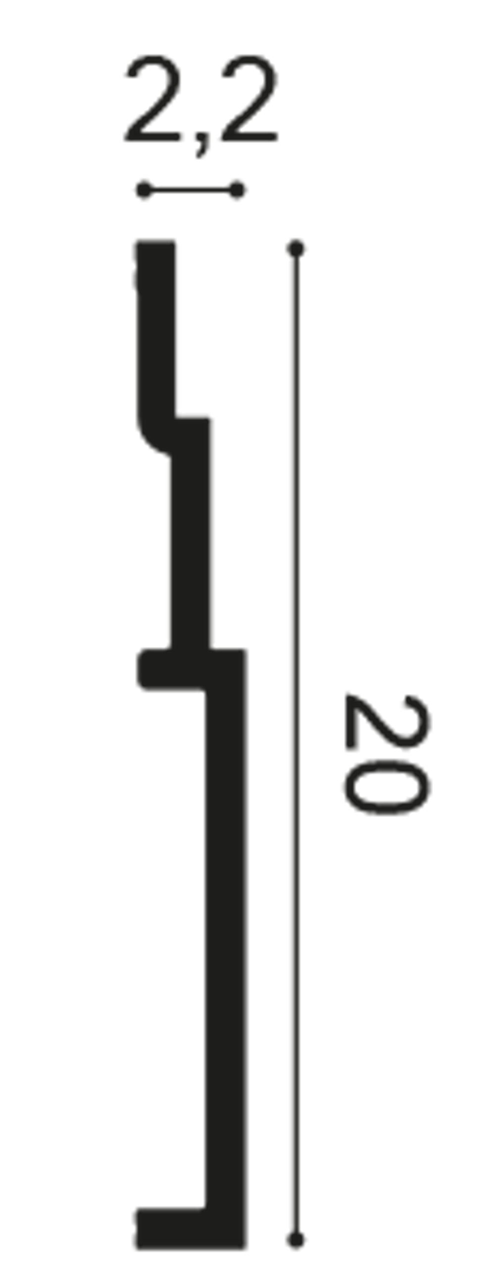 Плинтус SX181